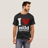 T-shirt I Coeur Températures douces (Devant entier)