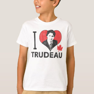 T-shirt I coeur Trudeau