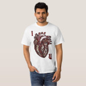 T-shirt I coeur U (Devant entier)