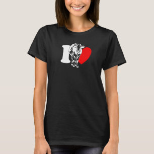 T-shirt I Coeur Vaches Fermier Vache Rancher Vache