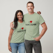 T-shirt i coeur Vancouver (Unisexe)