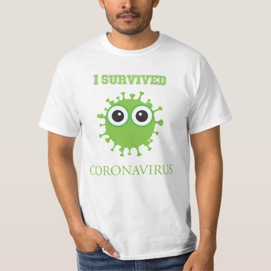 T-shirt I Coronavirus survivant (Devant)