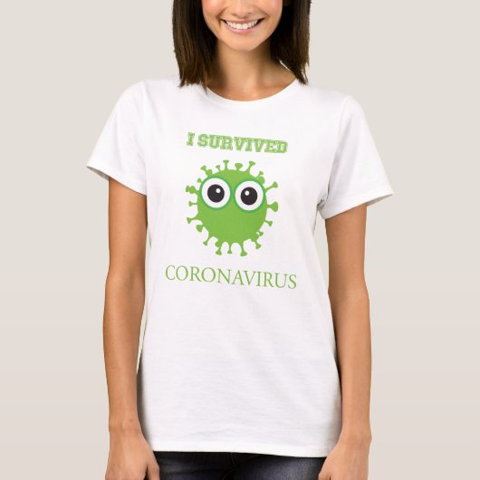T-shirt I Coronavirus survivant (Devant)