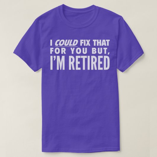T-shirt I could fixe (Design devant)