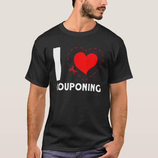 T-shirt I Couponer Couponer Remise Vente (Devant)