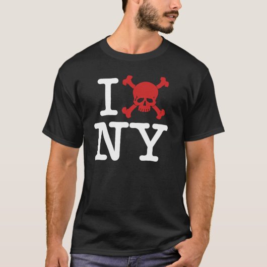T-shirt I "crâne" NY (Devant)