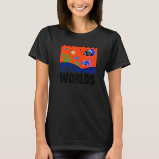 T-shirt I Create Worlds Aquarist Fishkeeping Aquarium 6