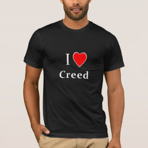 T-shirt I croyance de coeur - chemise foncée