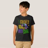 T-shirt I Crushed 100 Days of School - Monster Truck Love (Devant entier)