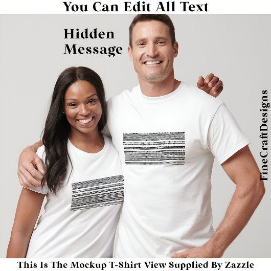 T-shirt I’d Rather Be At Home Hidden Message 084 Funny