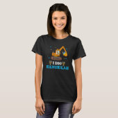 T-shirt I Dig Hanukkah Excavator Construction Toddler Hanu (Devant entier)