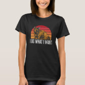 T-shirt I Do What I Want Tortoiseshell Cat Tortie (Devant)