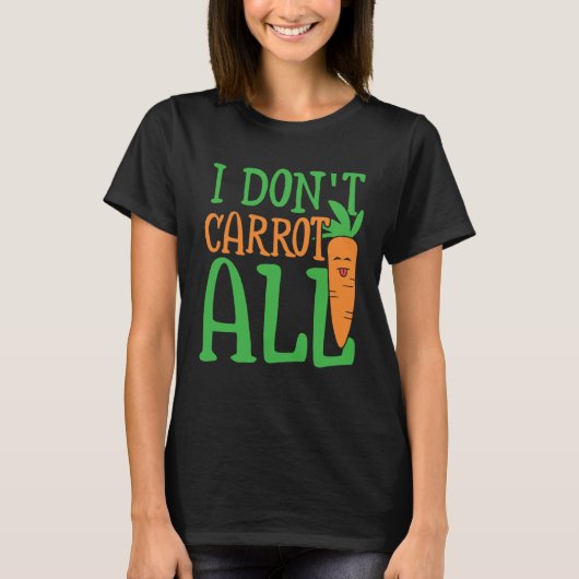T-shirt I don carrot all carbohydrate energy & vegetables  (Devant)