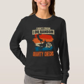 T-shirt I Don't Crash I Do Random Gravity Checks Motocross (Devant)