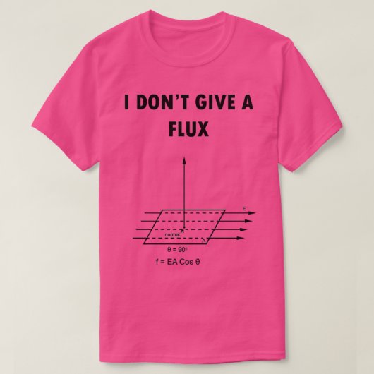 T-shirt I dont give a flux (Design devant)