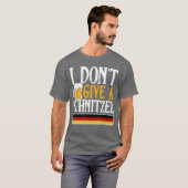 T-shirt I Dont Give A Schnitzel German Beer Wurst Funny Ok (Devant entier)