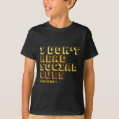 T-shirt I Don't Read Social Cues Please Be Direct Apparel (Devant)