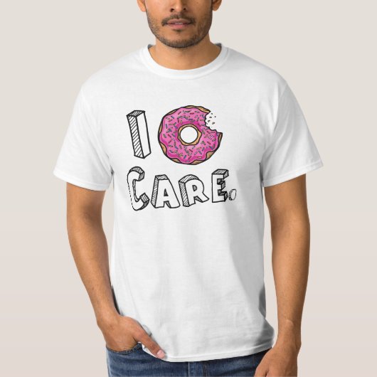 T-shirt I Donut Care Bitten Pink Donut (Devant)