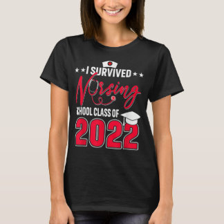 T-shirt I École De Soins Infirmières Survécue Classe De Di