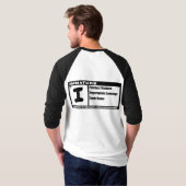 T-shirt I évalué pour non mûr (Dos entier)