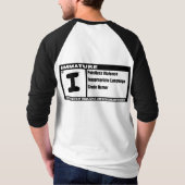 T-shirt I évalué pour non mûr (Dos)