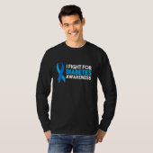 T-shirt I Fight For Diabetes Awareness (Devant entier)