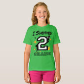 T-shirt I Filles de 2e année survécues (Devant entier)