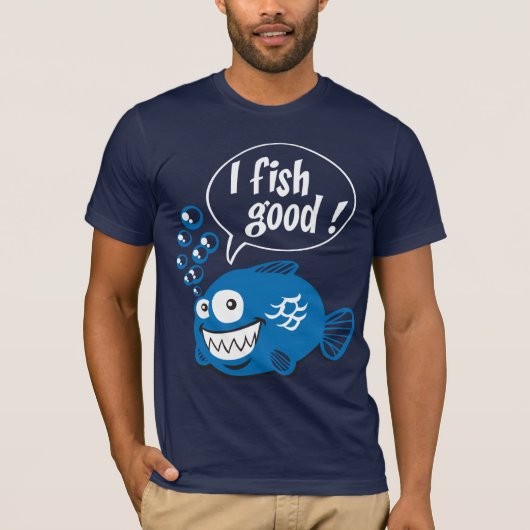 T-shirt i fish good (Devant)