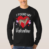 T-shirt I Found My Valentine Funny Belgian Malinois Dog (Devant)