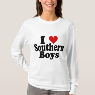T-shirt I garçons du sud de coeur