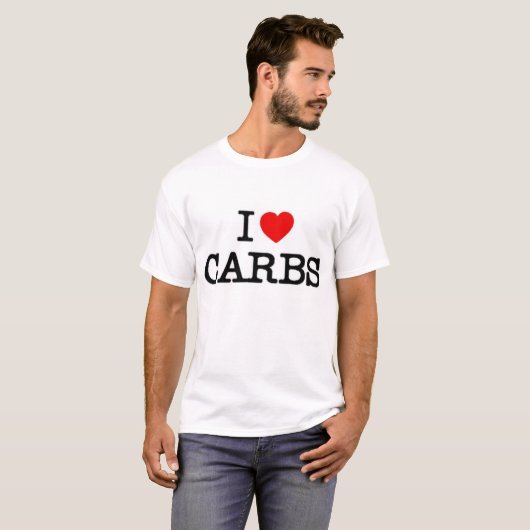 T-SHIRT I GLUCIDES DE COEUR (Devant entier)