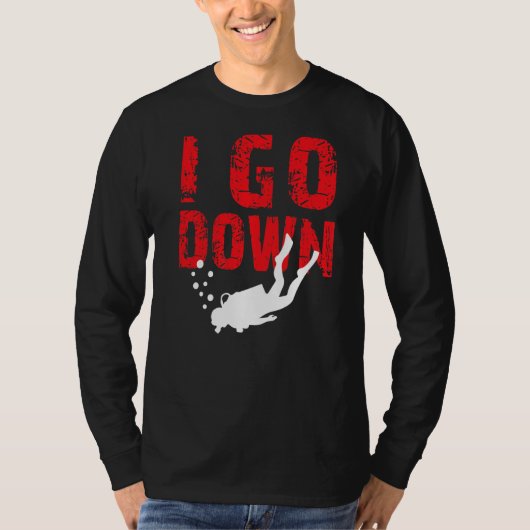 T-shirt I Go Down Ocean (Devant)