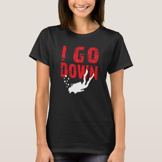 T-shirt I Go Down Ocean (Devant)