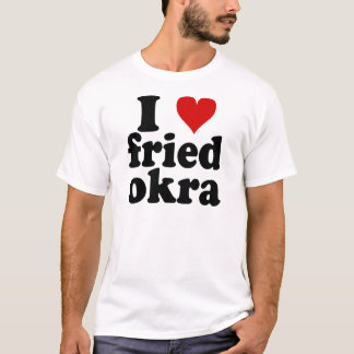 T-shirt I gombo frit par coeur