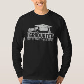 T-shirt I Graduated Can I Go Back To Bed Now Graduation (Devant)