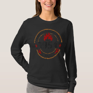 T-shirt I Grill And Smoke Meat Depuis 1954 Ans 68th B