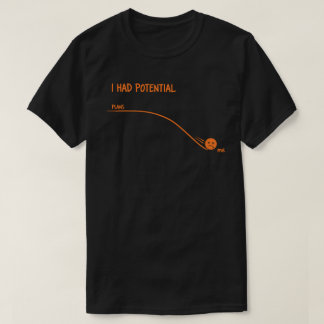 T-shirt  I Had Potential Plans vs Me Funny Procrastination