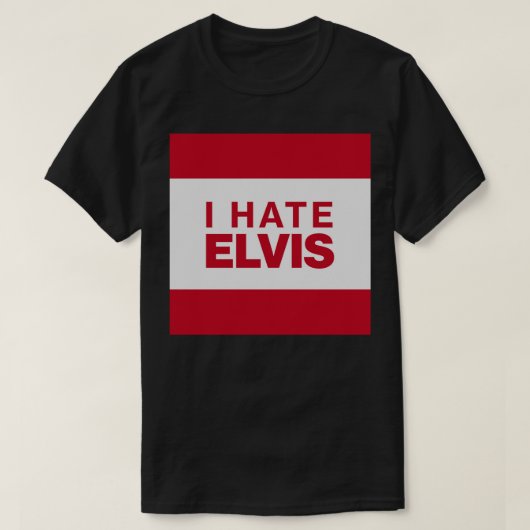 T-shirt I Hate Elvis (Rouge) Dessous de verre (Ensemble de (Design devant)