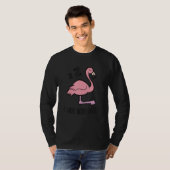 T-shirt I Hate Mornings Sleeping Flamingo (Devant entier)