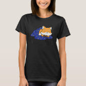 T-shirt I Hate Mornings Sleeping Fox (Devant)