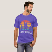 T-shirt I Hate People Sasquatch (Devant entier)