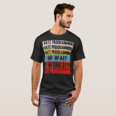 T-shirt I Hate Programing (Devant entier)