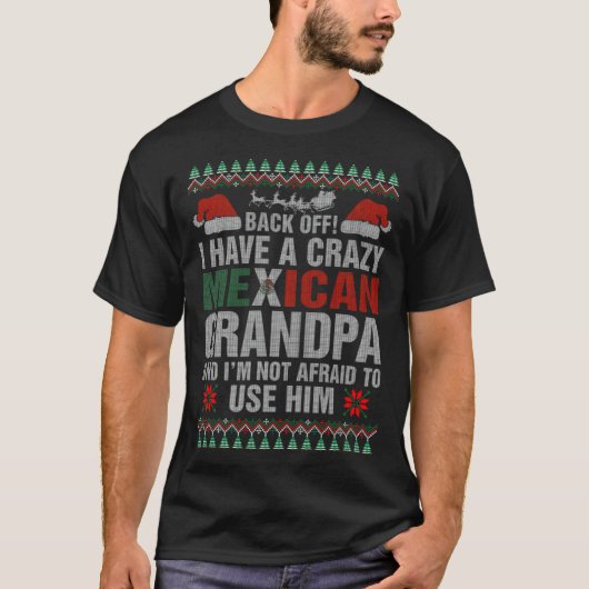 T-shirt I have a Crazy Mexican exercice mode (Devant)
