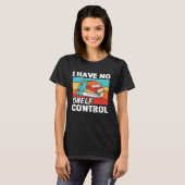 T-shirt I Have No Shelf Control Books Reading Bookworm (Devant entier)
