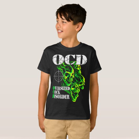 T-shirt I Have Ocd Oversized Disorder  (Devant entier)