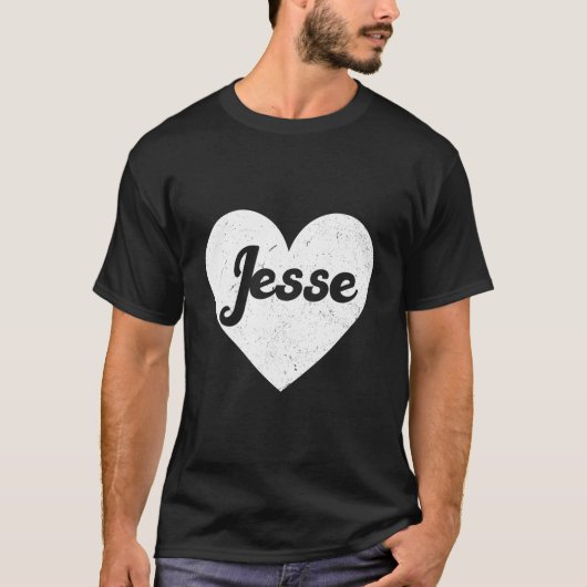 T-shirt I He Jesse First Names And He I Love Jesse (Devant)