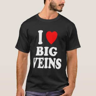 T-shirt I He Loin Big Veins Infirmière Phlebotomiste Gym L