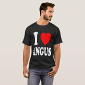 T-shirt I He Love Angus Spouse Married (Devant entier)