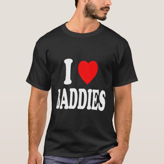 T-shirt I He Love Baddie Attraction Plutôt Indépendant (Devant)