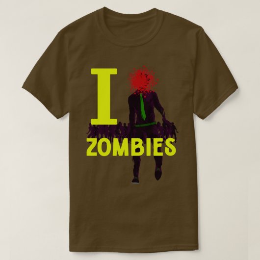 T-shirt I Headshot Zombies (Design devant)